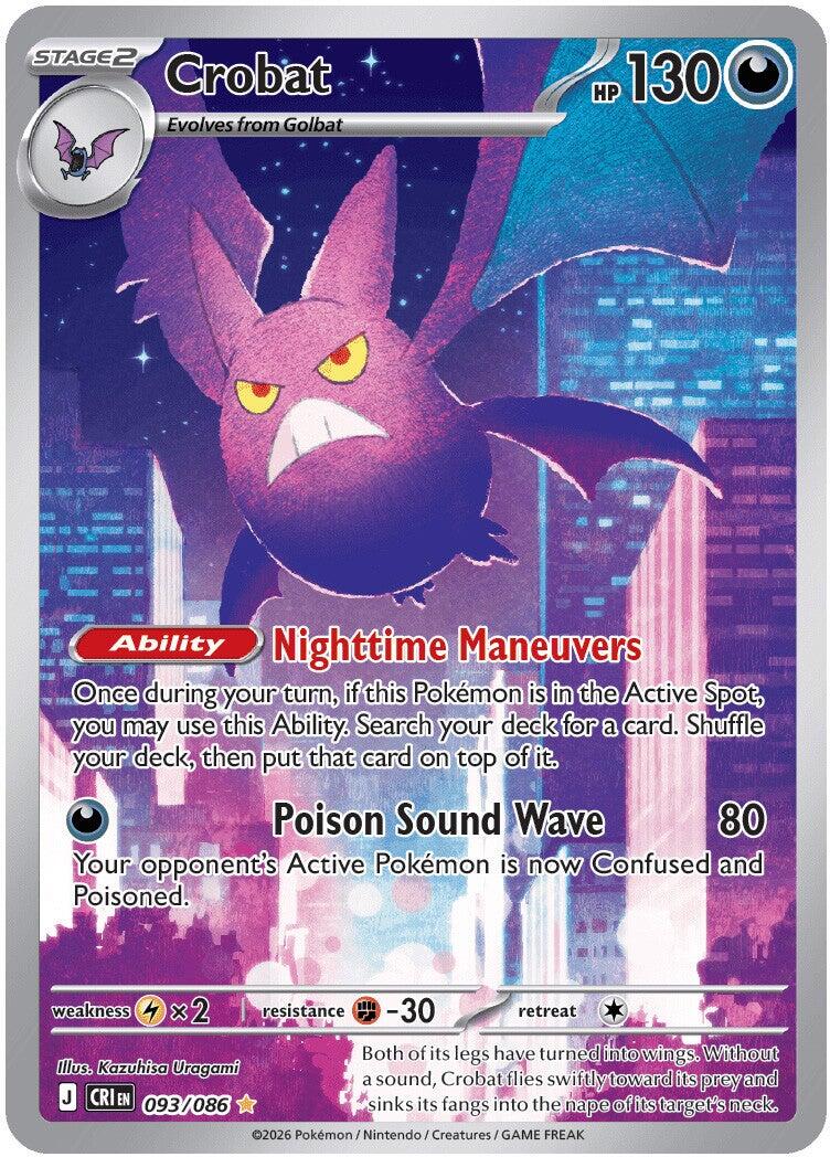 Crobat (093/086) – Mega Evolution: Chaos Rising | Buy Online