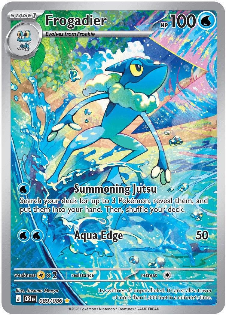 Frogadier (089/086) – Mega Evolution: Chaos Rising - In Stock Now