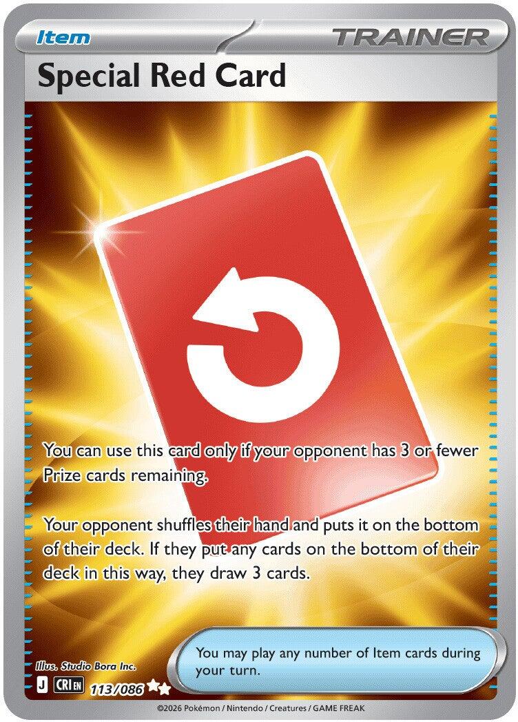 Special Red Card (113/086) – Mega Evolution: Chaos Rising | Buy Online