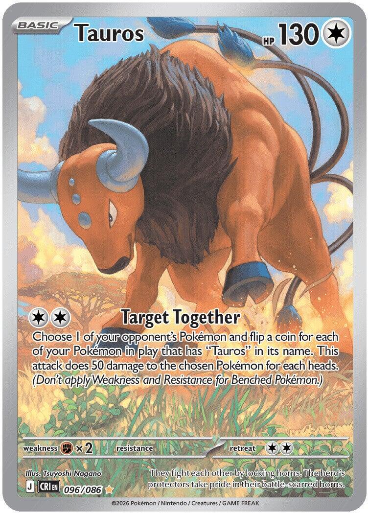 Tauros (096/086) – Mega Evolution: Chaos Rising | Order Today