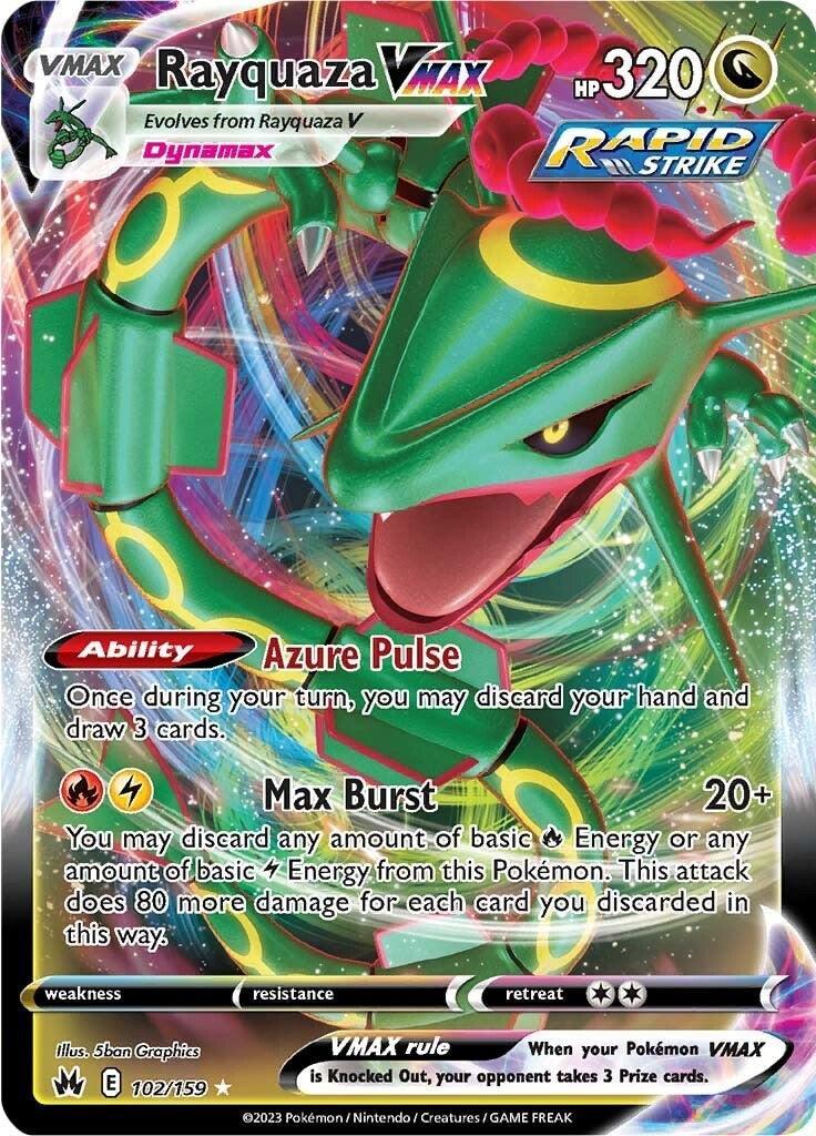 Rayquaza VMAX (102/159) – Sword & Shield: Crown Zenith | Fast Shipping