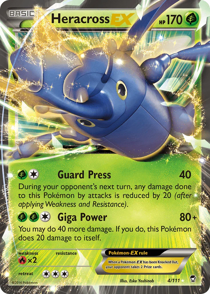Heracross EX (4/111) – XY: Furious Fists - Shop Now