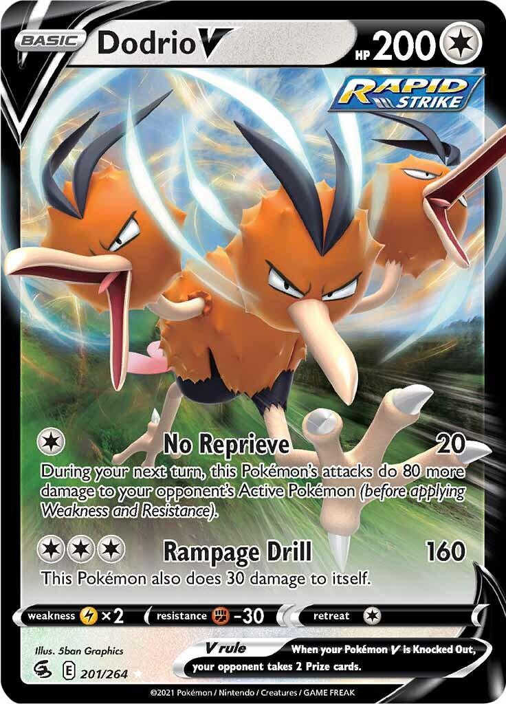 Dodrio V (201/264) – Sword & Shield: Fusion Strike | Shop Today