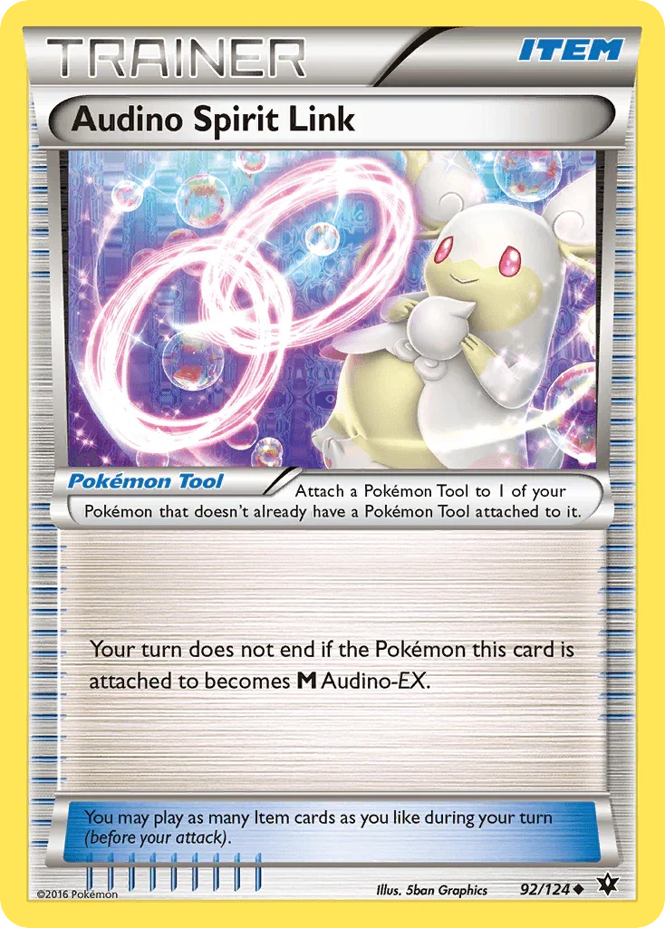 Audino Spirit Link (92/124) – XY: Fates Collide - Authentic Card