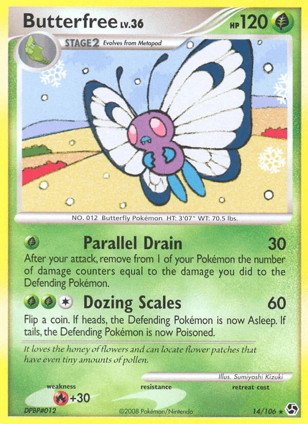 Butterfree (14/106) – Diamond & Pearl: Great Encounters | Order Today