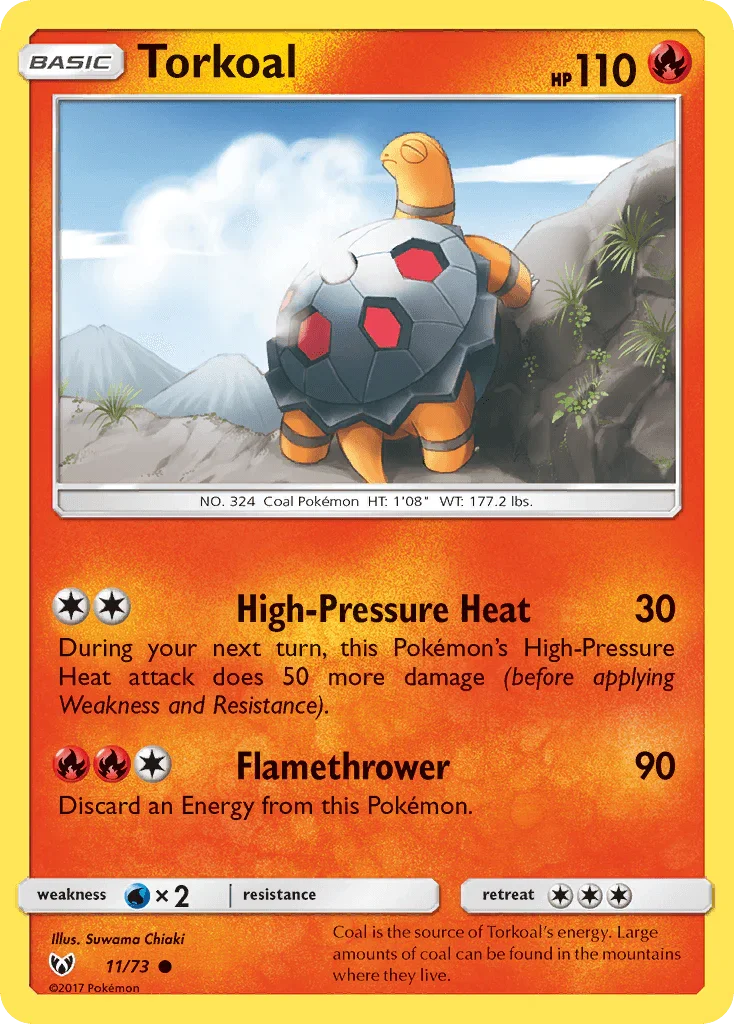 Torkoal (11/73) – Sun & Moon: Shining Legends | Order Now