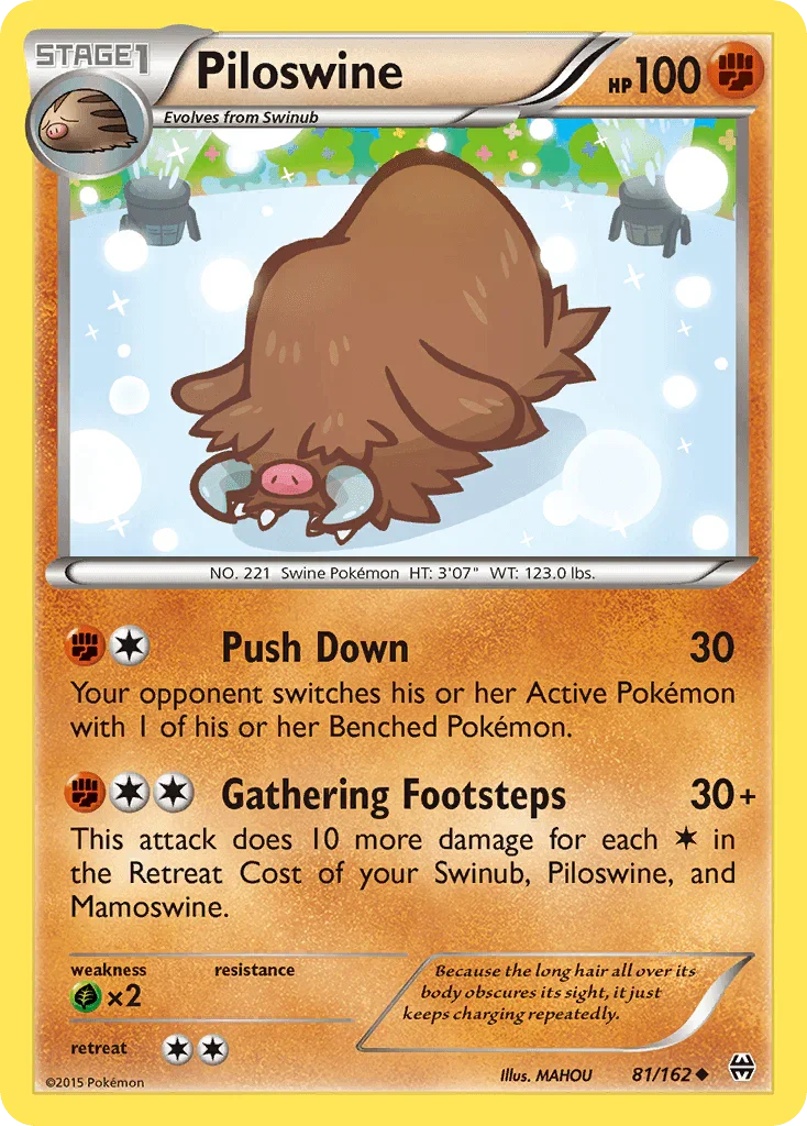 Piloswine (81/162) – XY: BREAKthrough | Shop Today