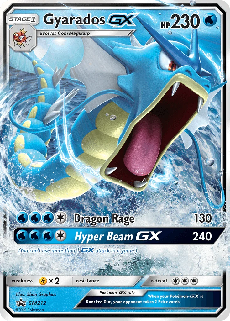 Gyarados GX (SM212) – Sun & Moon: Black Star Promos | Shop Today
