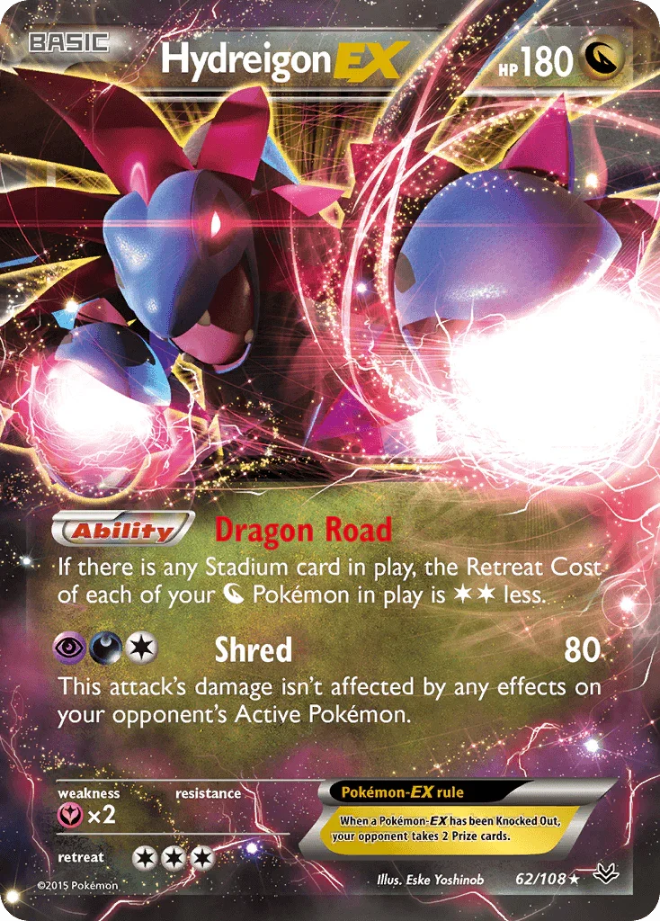Hydreigon EX (62/108) – XY: Roaring Skies - Shop Now