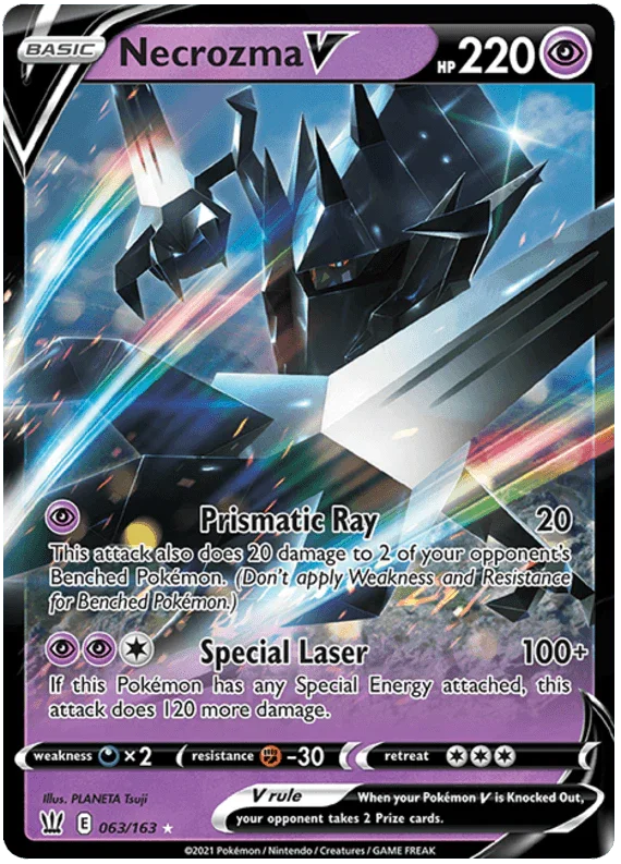 Necrozma V (063/163) – Sword & Shield: Battle Styles - Authentic Card