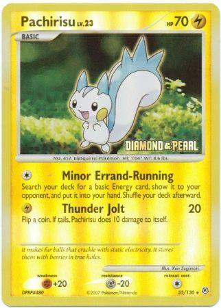 Pachirisu (35/130) – Burger King Promos: 2008 Collection | Fast Shipping