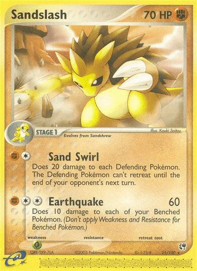 Sandslash (21/100) – EX: Sandstorm | Order Today