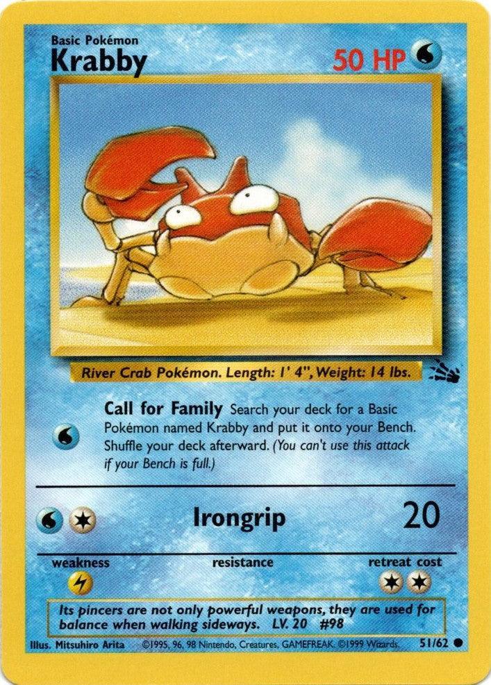 Krabby (51/62) – Fossil Unlimited | Order Today
