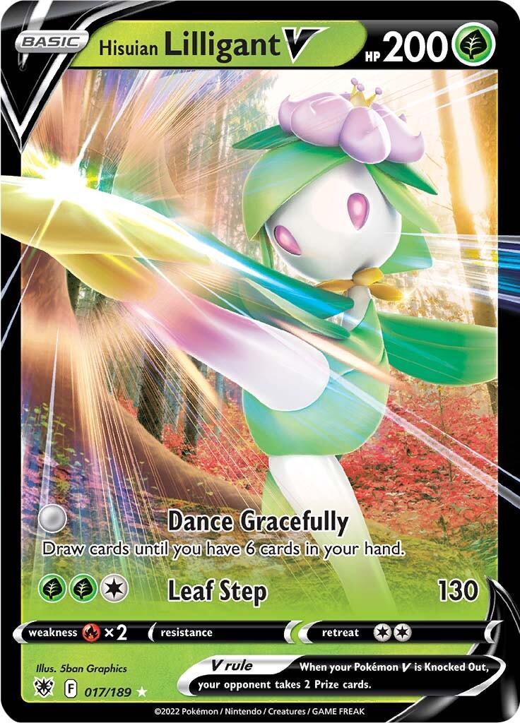 Hisuian Lilligant V (017/189) – Sword & Shield: Astral Radiance - In Stock Now