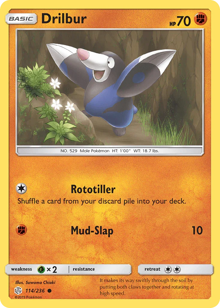 Drilbur (114/236) – Sun & Moon: Cosmic Eclipse | Buy Online