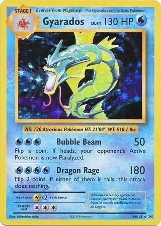 Gyarados (34/108) – XY: Evolutions | Fast Shipping