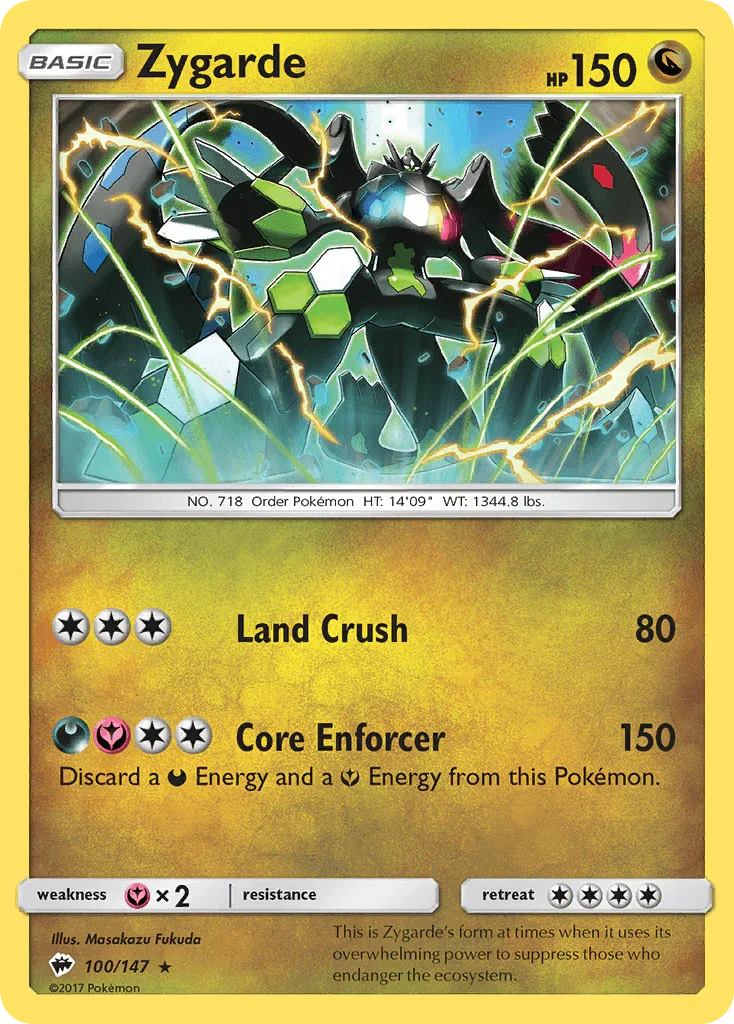 Zygarde (100/147) – Sun & Moon: Burning Shadows | Order Now