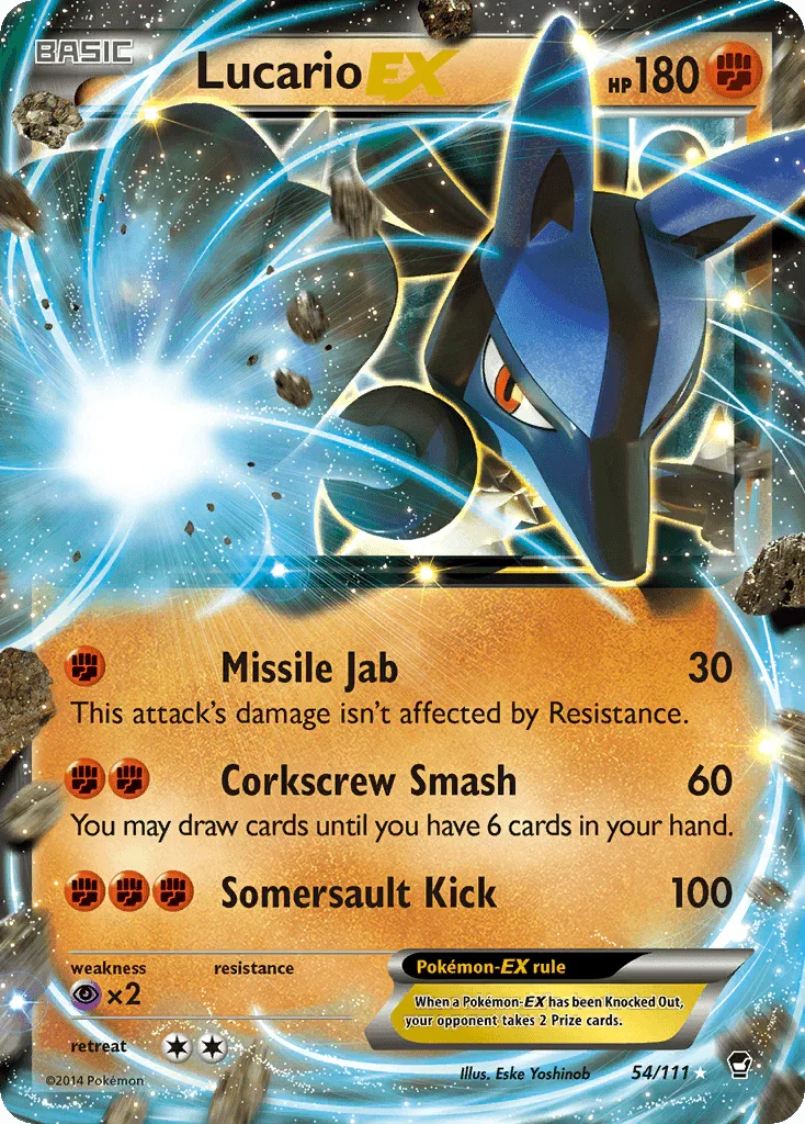 Lucario EX (54/111) – XY: Furious Fists – Buy Now