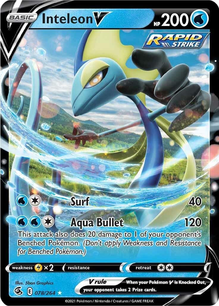 Inteleon V (078/264) – Sword & Shield: Fusion Strike | Shop Today