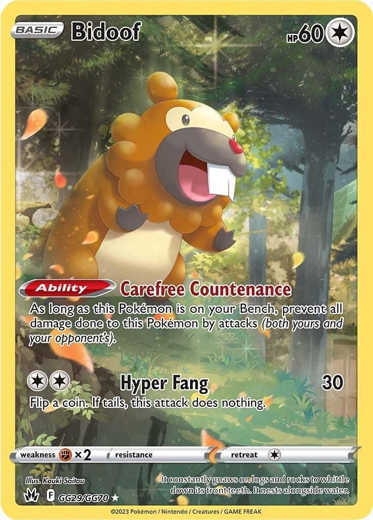 Bidoof (GG29/GG70) – Sword & Shield: Crown Zenith | Order Now