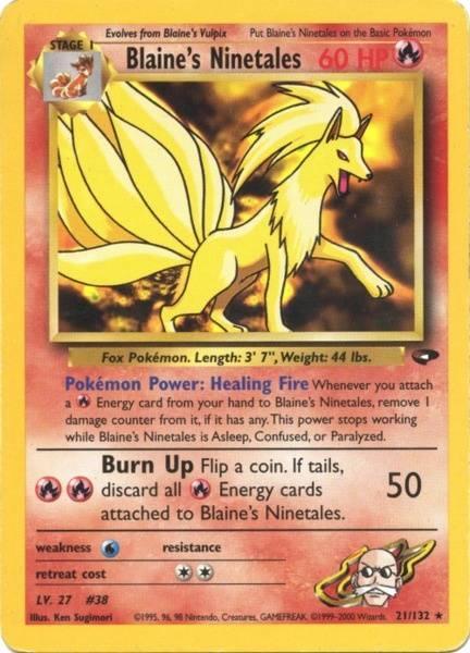 Blaine's Ninetales (21/132) – Gym Challenge Unlimited | Shop Today