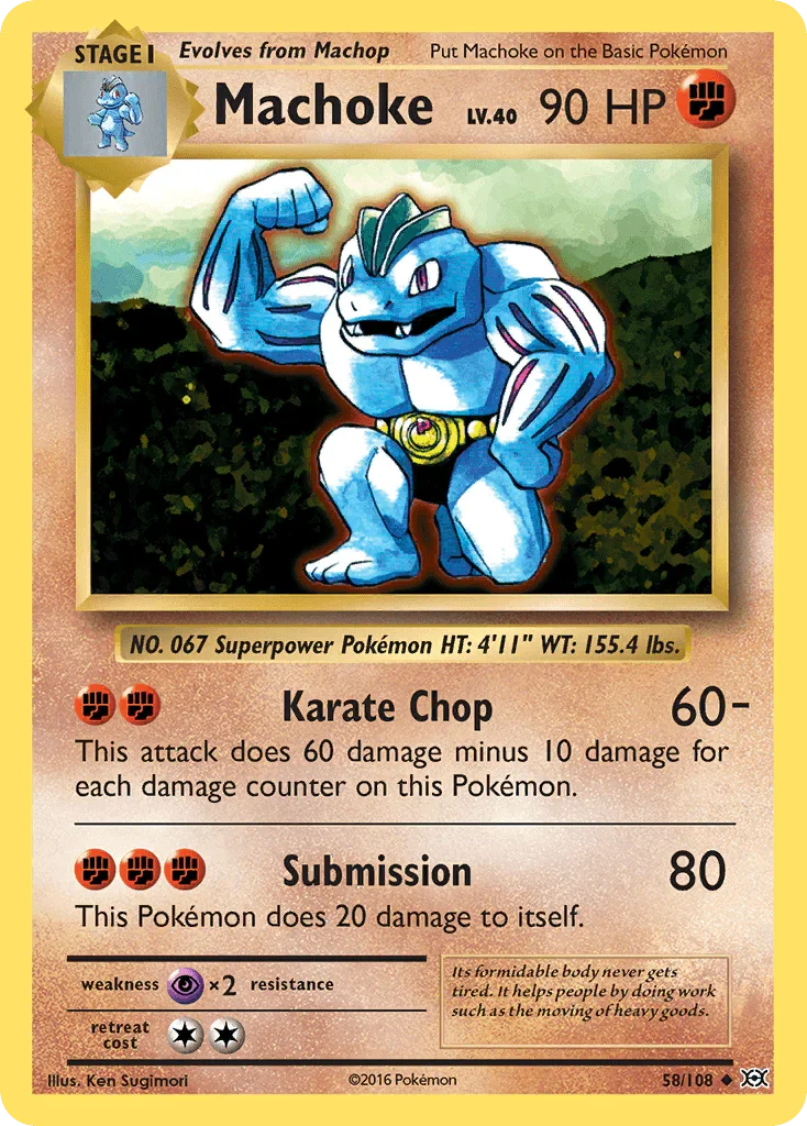Machoke (58/108) – XY: Evolutions | Order Now
