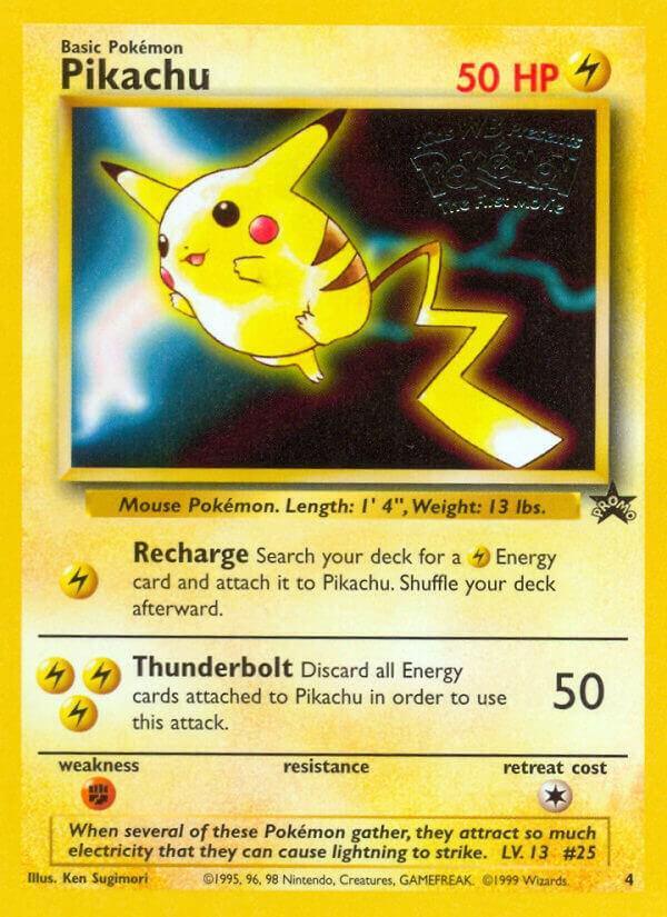 Pikachu (4) – Wizards of the Coast: Black Star Promos | Order Today