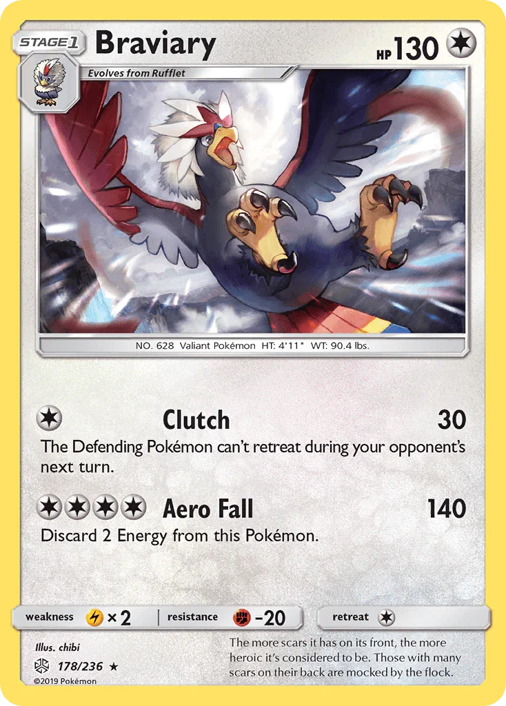Braviary (178/236) – Sun & Moon: Cosmic Eclipse - Shop Now