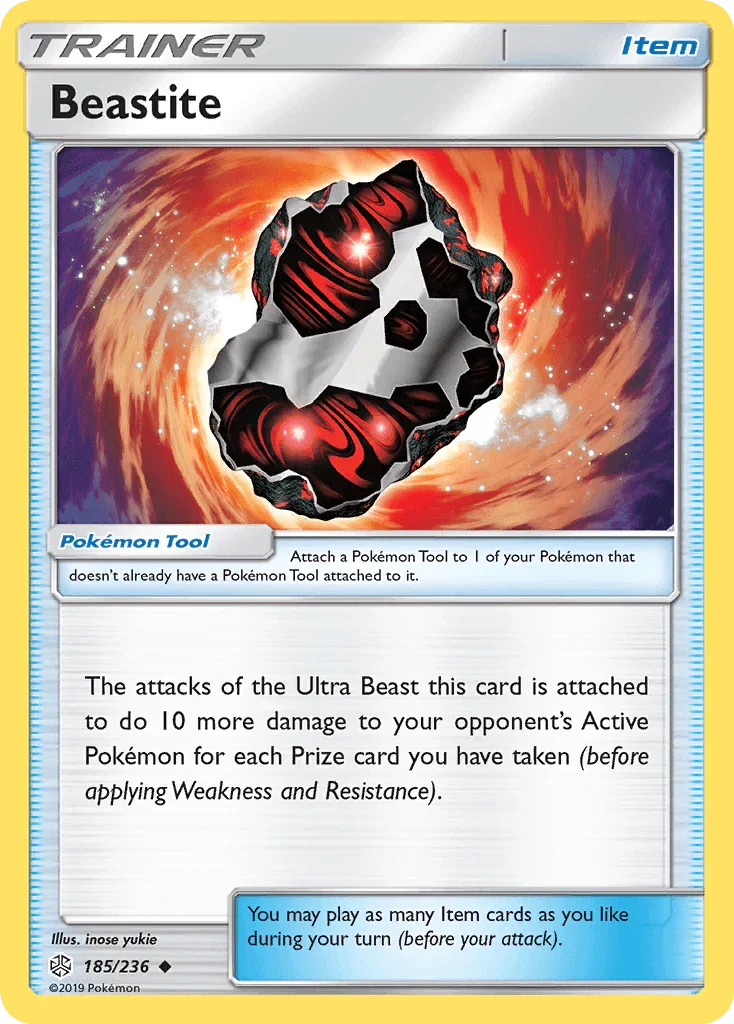 Beastite (185/236) – Sun & Moon: Cosmic Eclipse - Authentic Card