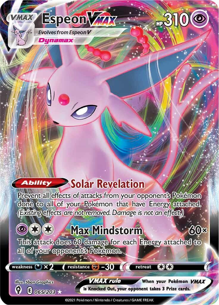 Espeon VMAX (065/203) – Sword & Shield: Evolving Skies | Order Today