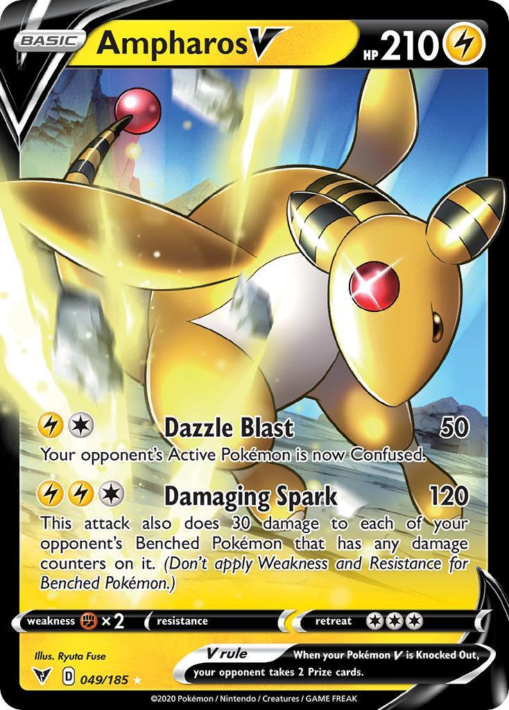 Ampharos V (049/185) – Sword & Shield: Vivid Voltage | Order Now