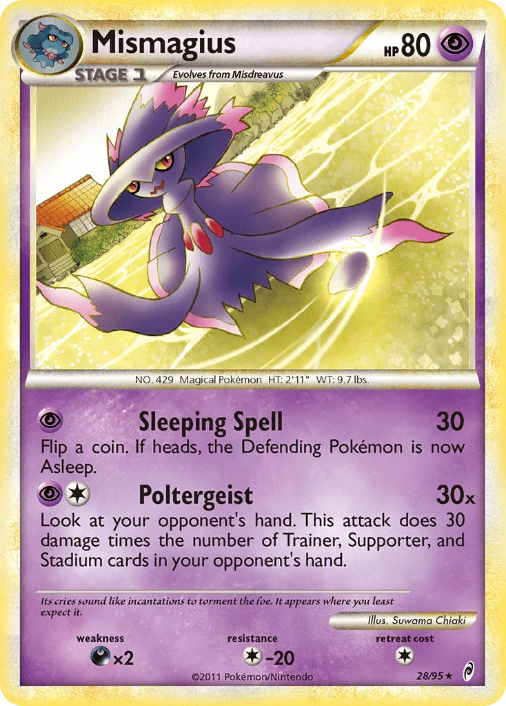 Mismagius (28/95) – HeartGold & SoulSilver: Call of Legends - Shop Now