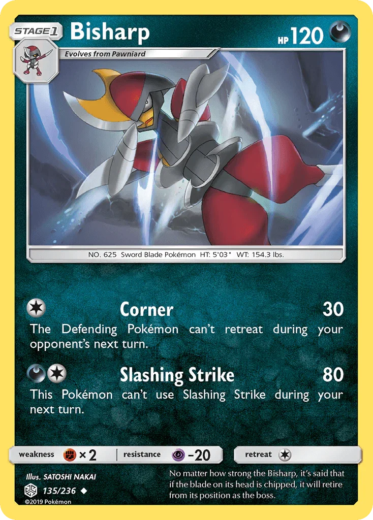 Bisharp (135/236) – Sun & Moon: Cosmic Eclipse | Order Now