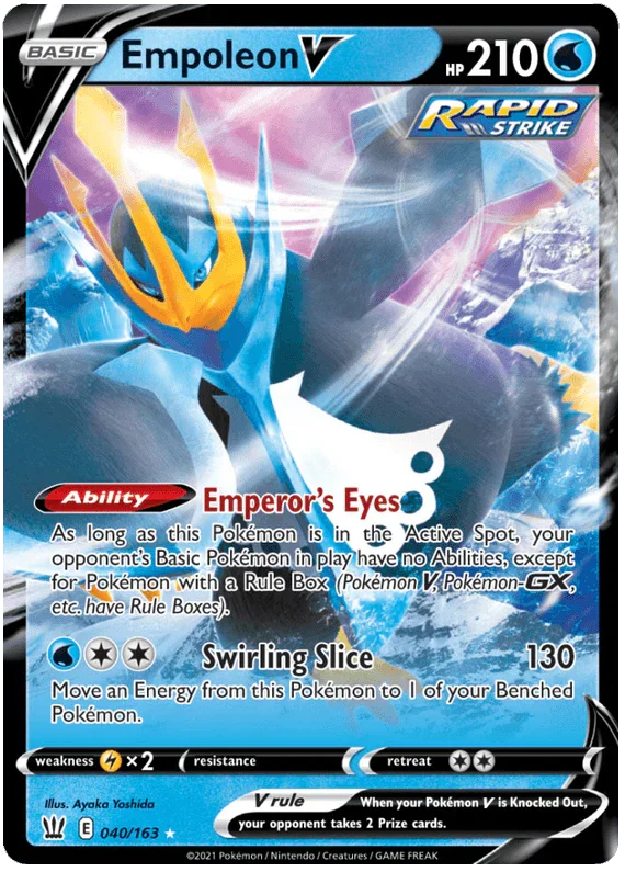 Empoleon V (040/163) – Sword & Shield: Battle Styles | Fast Shipping
