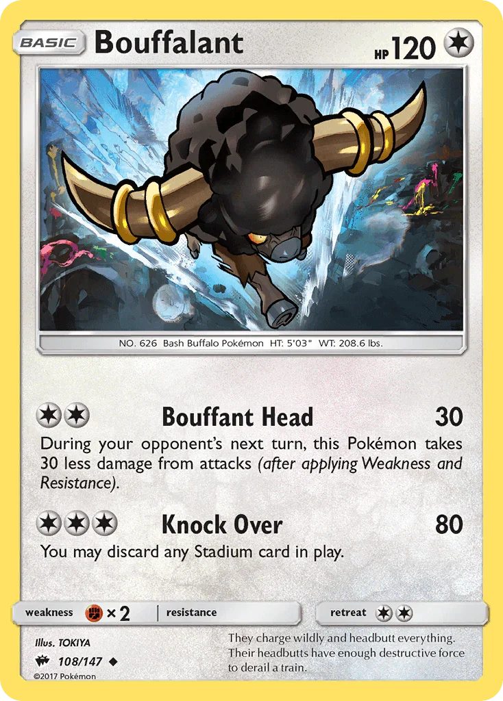 Bouffalant (108/147) – Sun & Moon: Burning Shadows | Order Today