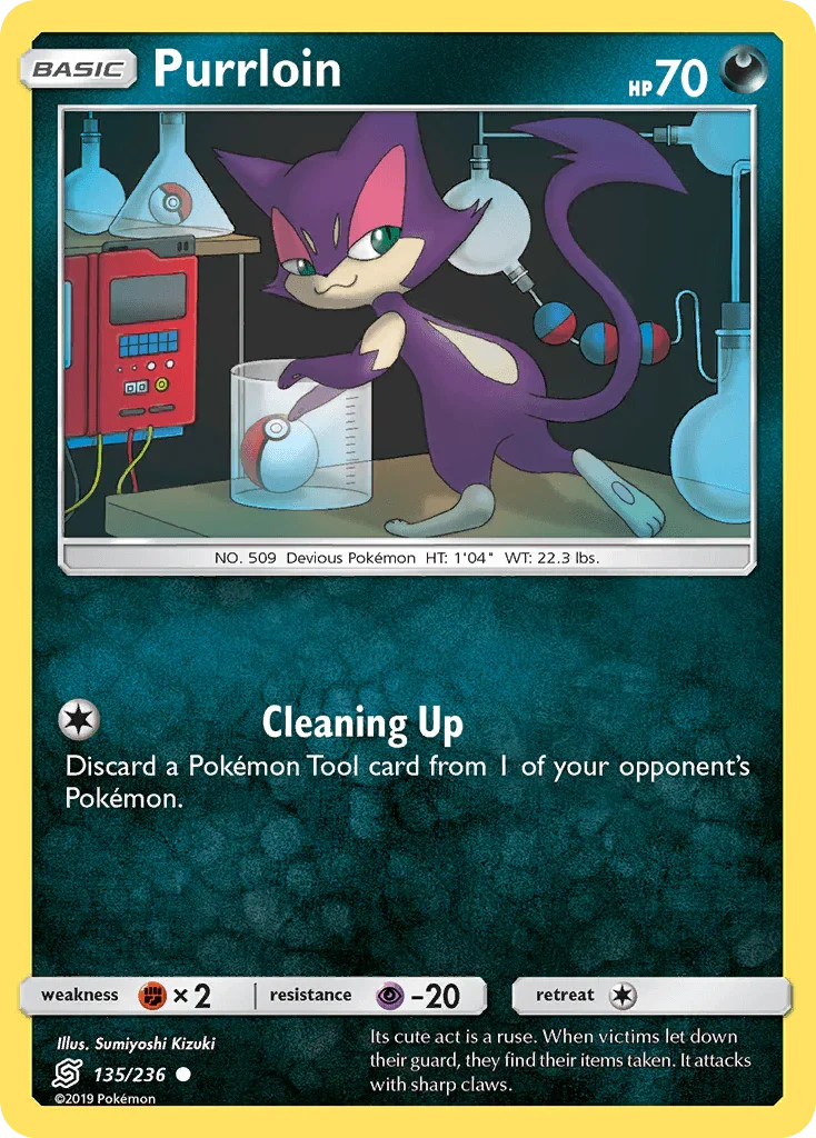 Purrloin (135/236) – Sun & Moon: Unified Minds | Fast Shipping