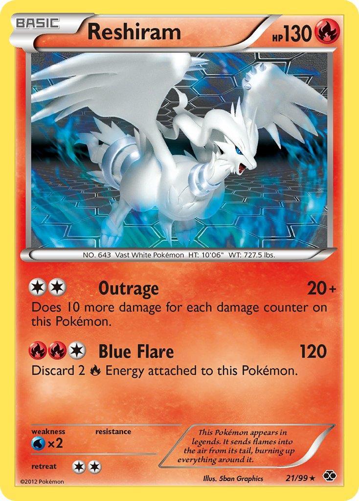 Reshiram (21/99) – Black & White: Next Destinies - In Stock Now