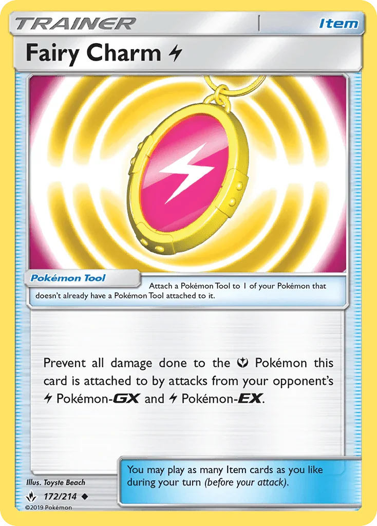Fairy Charm Lightning (172/214) – Sun & Moon: Unbroken Bonds – Buy Now