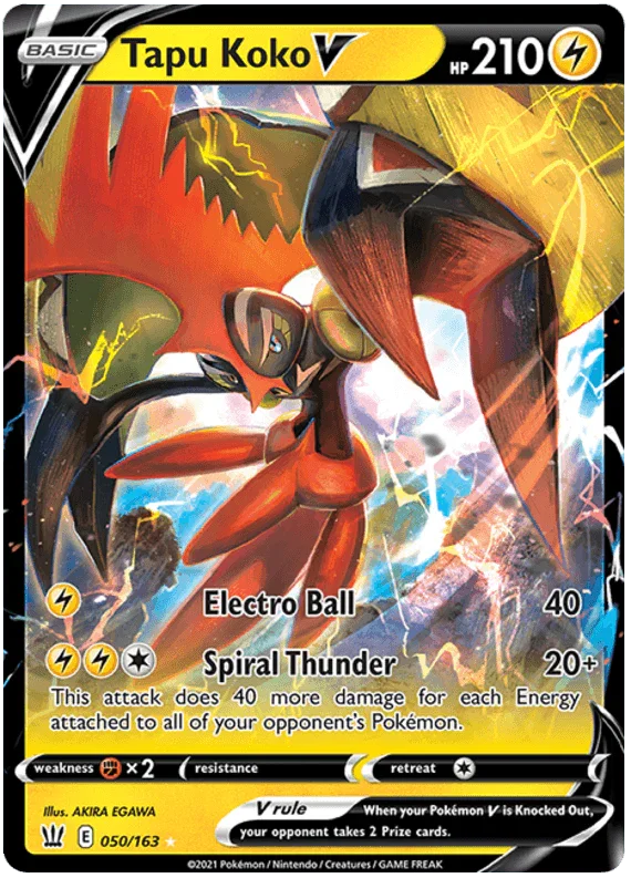 Tapu Koko V (050/163) – Sword & Shield: Battle Styles - Shop Now