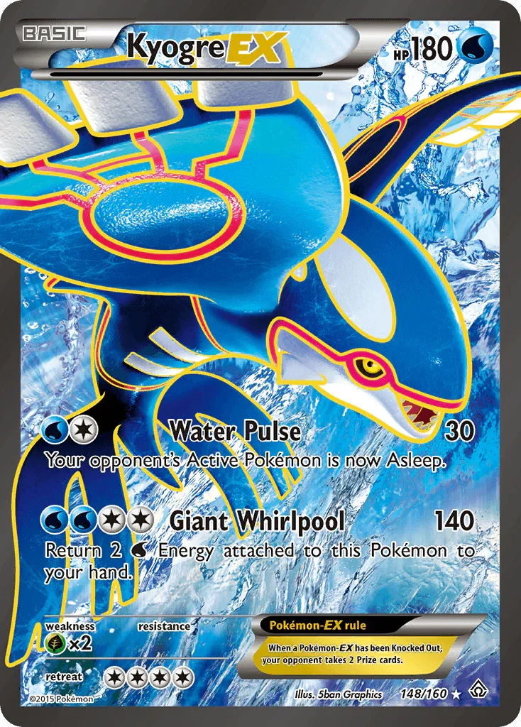 Kyogre EX (148/160) – XY: Primal Clash - In Stock Now