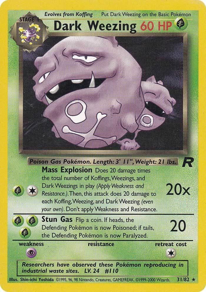 Dark Weezing (31/82) – Team Rocket Unlimited – For Sale