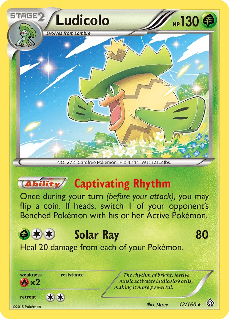 Ludicolo (12/160) – XY: Primal Clash | Fast Shipping