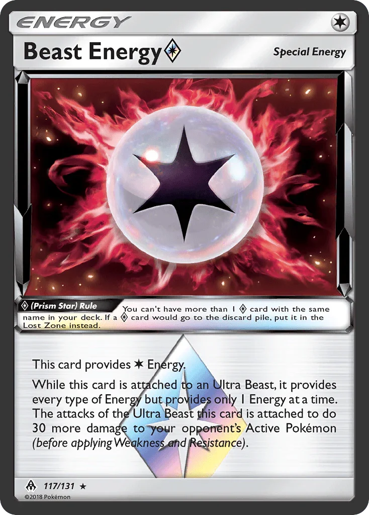 Beast Energy (117/131) – Sun & Moon: Forbidden Light - Shop Now