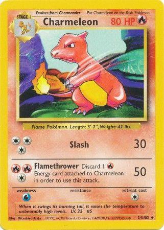 Charmeleon (24/102) – Base Set Unlimited | Fast Shipping