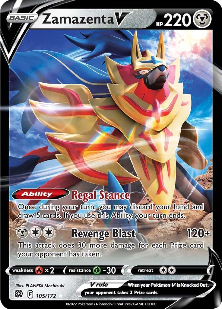 Zamazenta V (105/172) – Sword & Shield: Brilliant Stars - Shop Now
