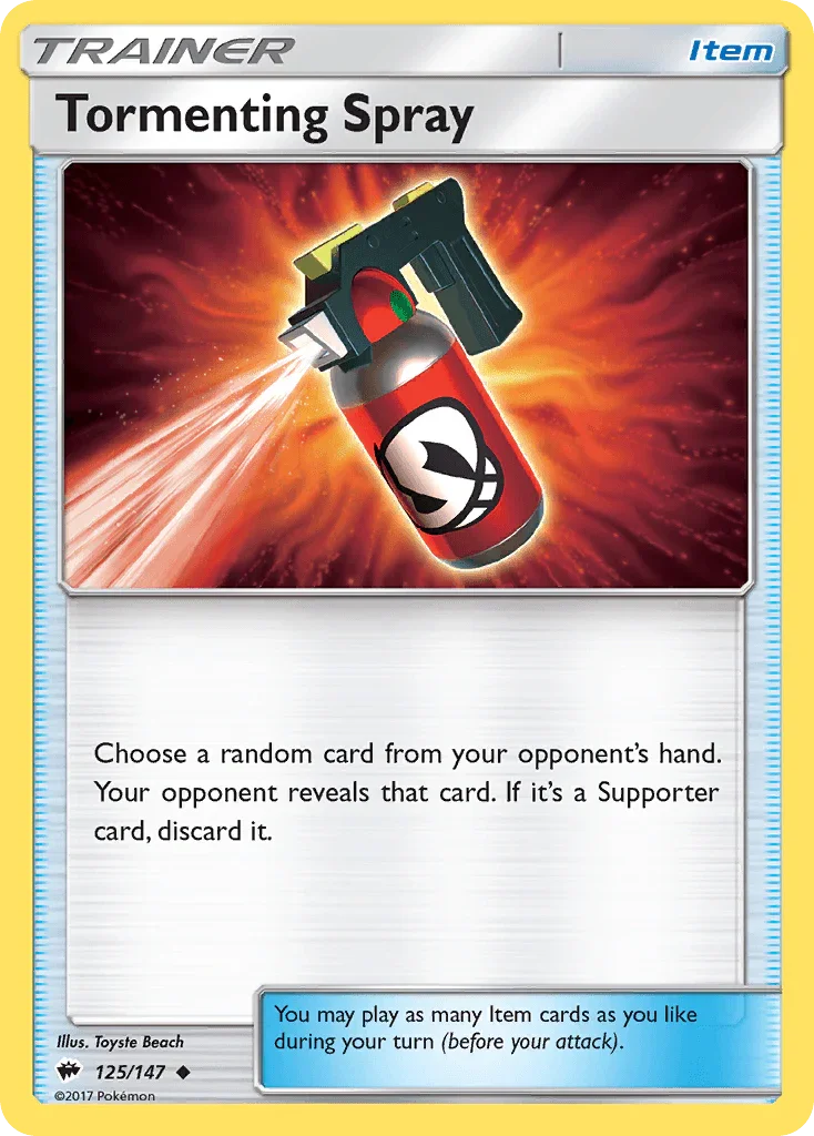 Tormenting Spray (125/147) – Sun & Moon: Burning Shadows | Order Now