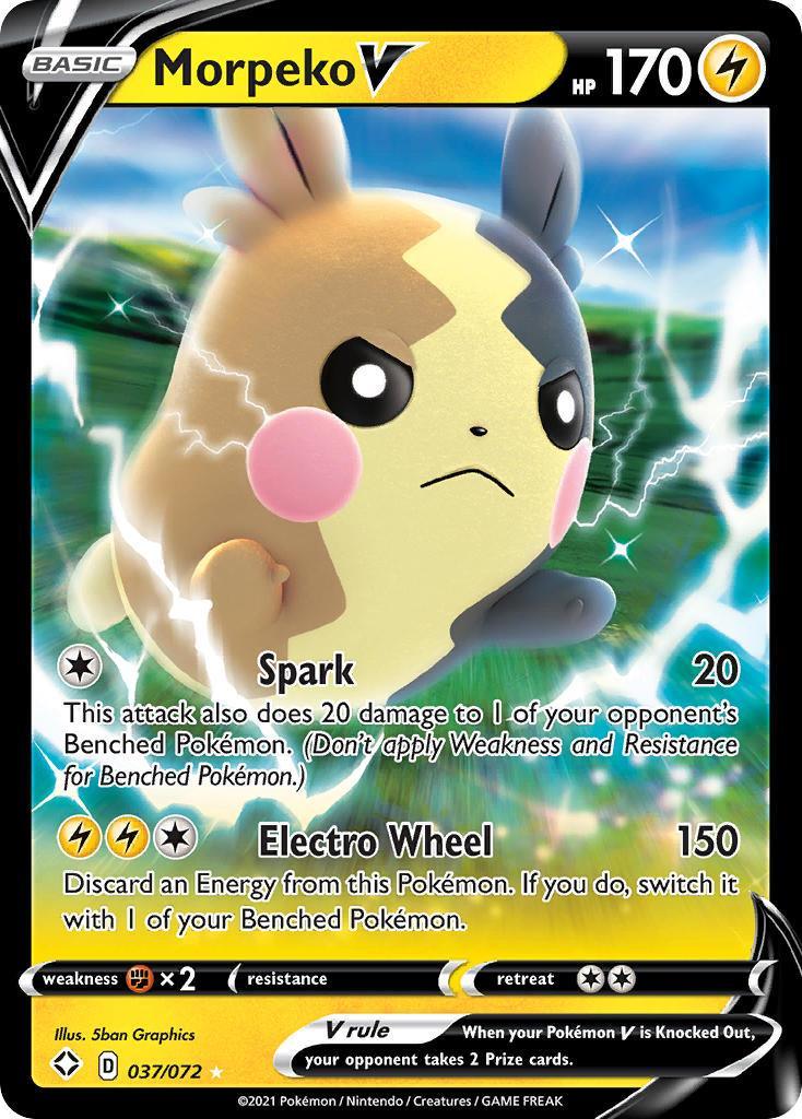 Morpeko V (037/072) – Sword & Shield: Shining Fates | Fast Shipping