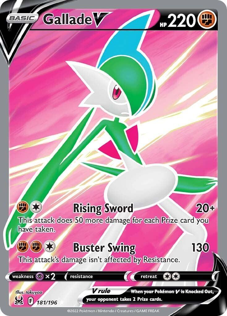 Gallade V (181/196) – Sword & Shield: Lost Origin - Authentic Card