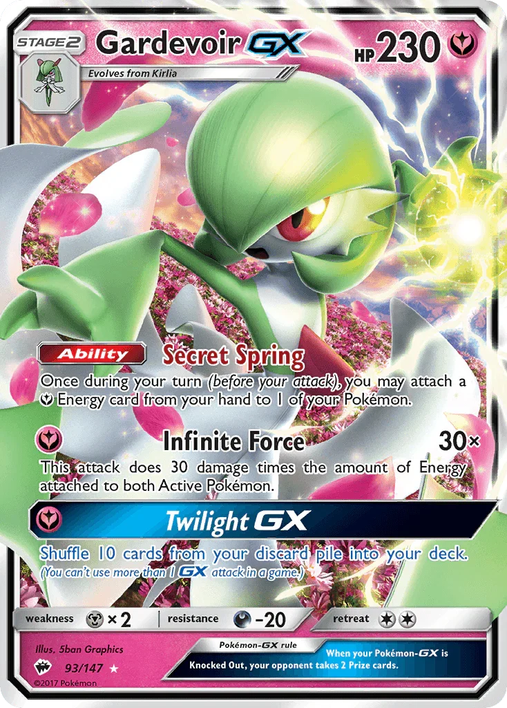 Gardevoir GX (93/147) – Sun & Moon: Burning Shadows - Shop Now
