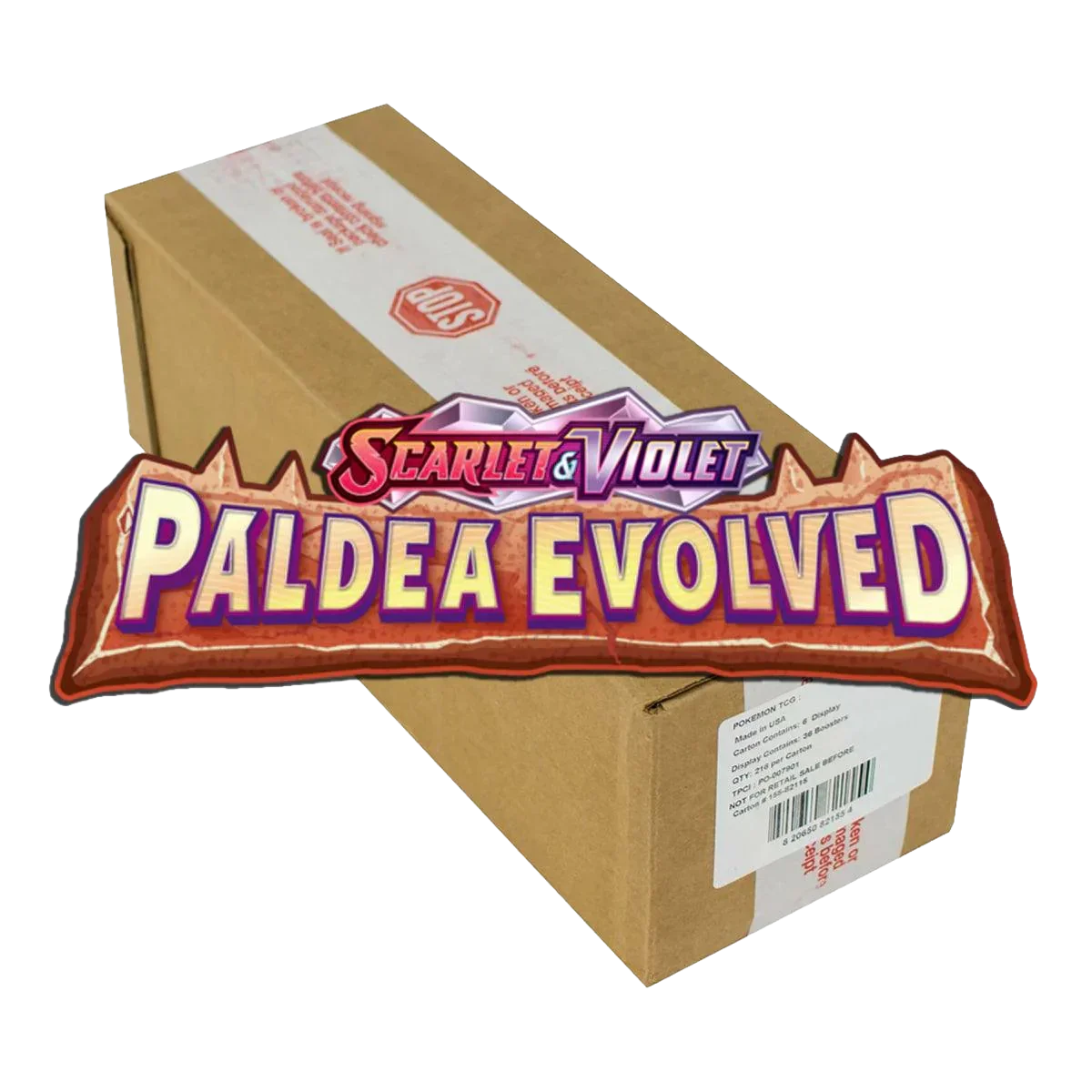 Scarlet & Violet: Paldea Evolved - Booster Box Case - Authentic Card